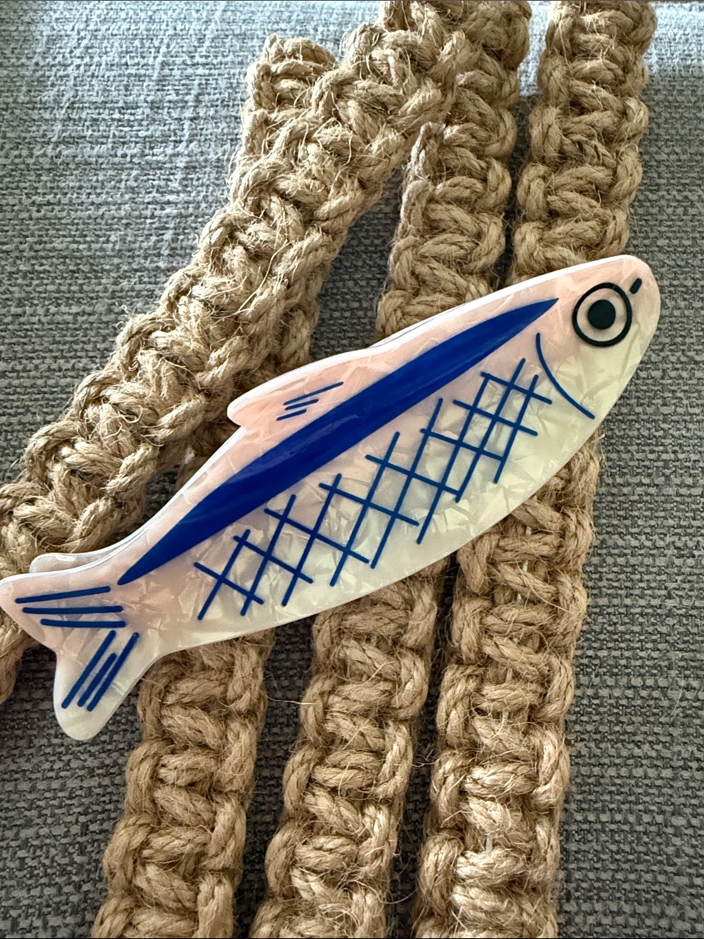 Sardine Fish Claw Hair Clip